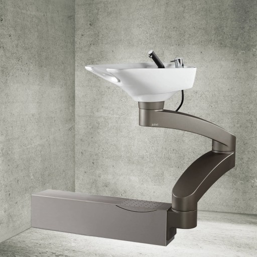 "Contura Swing Wand" Friseur 360° Schwenkbare Rückwärtswaschanlage Wandmontage