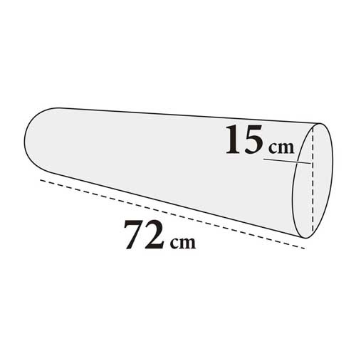 Knierolle Maxi – Ø15×72 cm, K-Leder, abwaschbar, Vollrund, Bezug abnehmbar