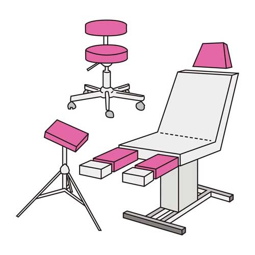 Hockerbezug Medium – Frottee, 100% Baumwolle, waschbar, für Hocker und Liegen