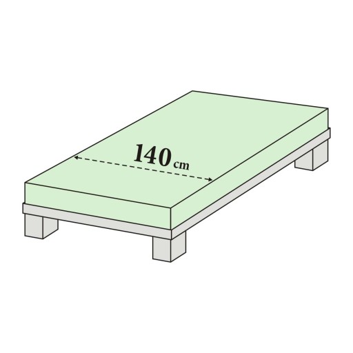 Matratzenbezug Maxi Frottee – 200 x 100–140 cm, Spannbezug waschbar 90 °C
