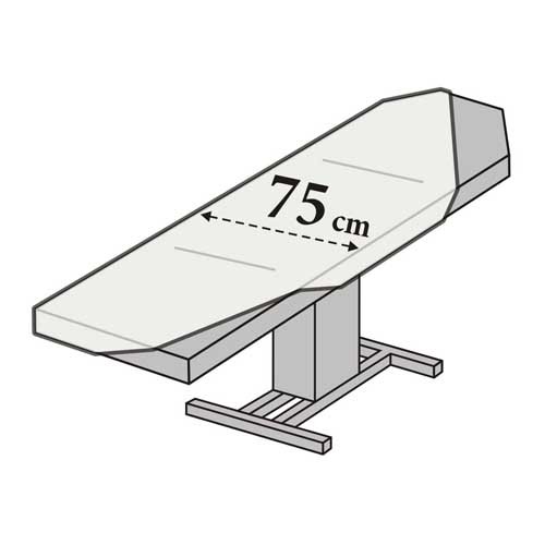 Einmalbezug Massage 8er-Set – Spinnvlies, weiß, passend für 175–195×50–70 cm